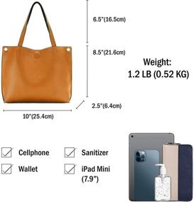 img 2 attached to Stylish and Versatile: Scarleton Small Reversible Crossbody for Women – the Perfect Handbags & Wallets Combo