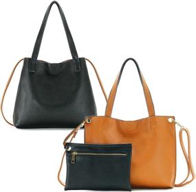 img 4 attached to Stylish and Versatile: Scarleton Small Reversible Crossbody for Women – the Perfect Handbags & Wallets Combo