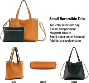 img 1 attached to Stylish and Versatile: Scarleton Small Reversible Crossbody for Women – the Perfect Handbags & Wallets Combo