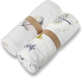 img 3 attached to Zuraus Baby Baby Swaddles - 100% Organic Cotton Breathable and Washable Muslin Swaddles for both Boys and Girls