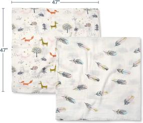 img 2 attached to Zuraus Baby Baby Swaddles - 100% Organic Cotton Breathable and Washable Muslin Swaddles for both Boys and Girls