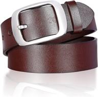 tobaat western vintage genuine leather women's accessories for belts logo