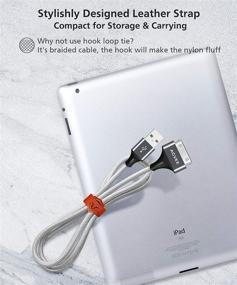 img 3 attached to 🔌 AGVEE 4 Pack 3Ft Charging Cable for Old iPhone 4/4S, iPad 1/2/3, iPod - Reliable and Durable Charger