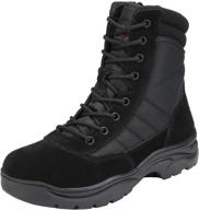 👢 rugged nortiv military tactical leather motorcycle men's shoes: ultimate performance and style logo