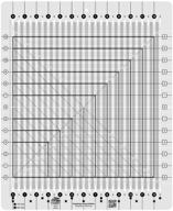 📏 stripology squared quilt ruler by creative grids - cgrge2 logo