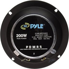 img 1 attached to 🔊 Pyle 5 Inch Woofer Driver - Upgraded 200 Watt Peak High Performance Mid-Bass Mid-Range Car Speaker with Paper Coating Cone