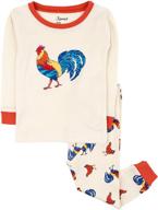 leveret kids & toddler pajamas - boys girls unisex 2 piece pjs set - 100% cotton sleepwear (12 months-14 years) - improved seo logo