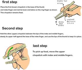 img 3 attached to 🥢 Stainless Steel Training Chopsticks - Enhance Your Chopstick Skills with Two Pairs