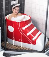 🛀 ultimate relaxation: portable foldable bathtub for family bathroom spa experience logo