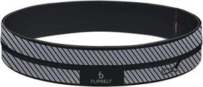 img 4 attached to FlipBelt Reflective Belt Black Medium Outdoor Recreation in Accessories