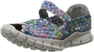 bernie mev girls comfi silver girls' shoes logo