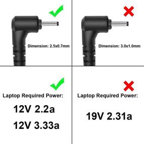 img 3 attached to 🔌 POWSEED Power Adapter for Samsung 11.6" Chromebook 3 PA-1250-98 XE303C12 XE500C13 XE501C13