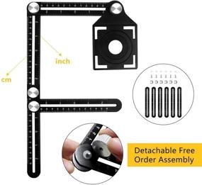 img 2 attached to Aluminum Multi-Function Universal Craftsmen Carpenter's Tool