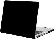 mosiso macbook pro 13 inch case (a1278 cd-rom version) - old model release early 2012/2011/2010/2009/2008, black hard shell cover logo