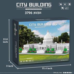 img 1 attached to Architecture Model Blocks Building 3796Pcs