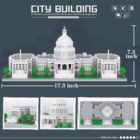 img 3 attached to Architecture Model Blocks Building 3796Pcs
