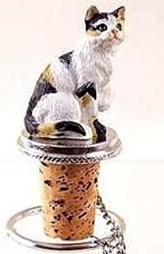 img 2 attached to 🍷 CTB05 Calico Cat Wine Bottle Stopper - Short-Hair Design