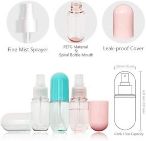 img 3 attached to 🧴 Refillable Sanitizer Containers for Portability and Cosmetics