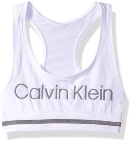 img 4 attached to 👚 Girls' Clothing and Active: Calvin Klein Heather Seamless Large Size 10