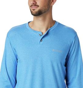 img 1 attached to 👕 Columbia Thistletown Henley Jasper Heather Shirt for Men's Clothing