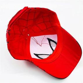 img 2 attached to 🧢 Spiderman Baseball Cap: Stylish and Adjustable Snapback Hat for Little Boys (Ages 2-8)