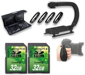 img 1 attached to 📸 Комплект камеры Canon EOS 80D DSLR: объективы EF-S 18-55 мм и 55-250 мм + 2 карты SD объемом 32 ГБ + микрофон + светодиодный светильник
