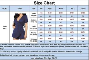 img 2 attached to 👗 Stylish Nightclub Jumpsuits: Off-shoulder Bodysuit Clubwear for Women's Jumpsuits, Rompers & Overalls