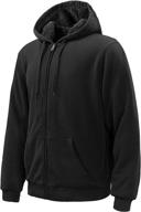 🧥 igeekwell men's heavyweight zip up hoodie - full zip sherpa lined sweatshirt jacket logo