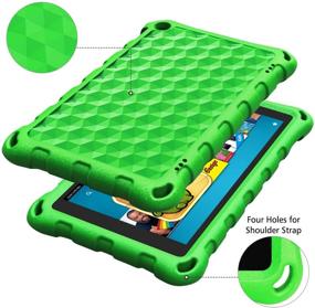 img 3 attached to DiHines Kids-Proof Protective Case Cover for 7 📱 inch Tablet 2019 & 2017 & 2015 Release - Green