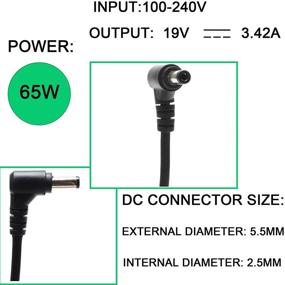 img 2 attached to 🔌 65W AC Adapter Charger for ASUS X551M X555L X555LA F555L X551 X551MA X551CA X551C X550 X550C X550CA ADP-65DW B EXA0703YH PA-1650-78 EXA1208UH AD887320 ADP-65AW A Laptop Power Supply Cord