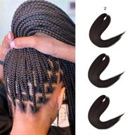 👩 dosso beauty 28-inch pre-stretched hypoallergenic braiding hair (pack of 2) logo