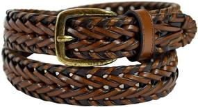 img 3 attached to Chaps Casual Braid Brown Xlarge