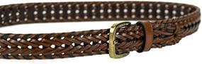 img 2 attached to Chaps Casual Braid Brown Xlarge