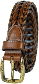 img 4 attached to Chaps Casual Braid Brown Xlarge