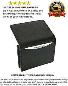 img 1 attached to 💼 Premium Expandable Business Wallet: Crafted with Genuine Leather for Professionals