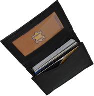 💼 premium expandable business wallet: crafted with genuine leather for professionals logo