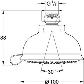 img 2 attached to GROHE 27610001 Темпеста Рустик Старлайт