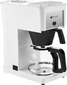 img 4 attached to ☕️ BUNN GRW Velocity Brew 10-Cup Home Coffee Brewer, White: Quicker Coffee Brewing with Sleek Elegance
