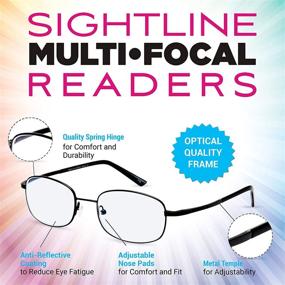 img 3 attached to Sightline 6001: Optimal Multifocus Reading Glasses for Clear Vision