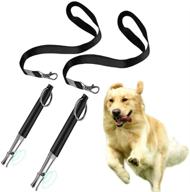 🐶 adjustable ultrasonic dog whistle for bark control and training - silent training tool with adjustable frequencies (2 pack) logo