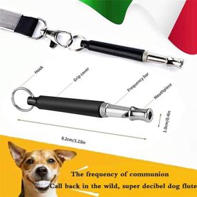 img 1 attached to 🐶 Adjustable Ultrasonic Dog Whistle for Bark Control and Training - Silent Training Tool with Adjustable Frequencies (2 Pack)