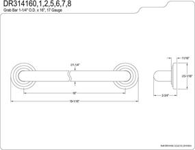 img 2 attached to Kingston Brass DR314167 Restoration Decorative