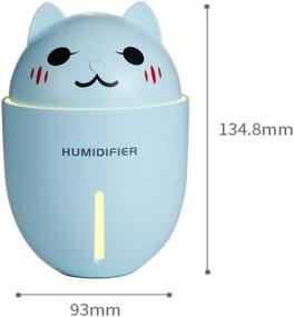 img 4 attached to TACY Cute Kitty 3 in 1 Air Humidifier+Cooling Fan+Night Light - Blue