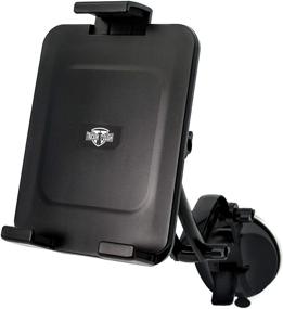 img 3 attached to Прочная автомобильная крепление для планшета Trucker Tough Bracketron Tough для грузовика или автомобиля: идеальное крепление для приборной панели и лобового стекла, черное (TT1-616-1)