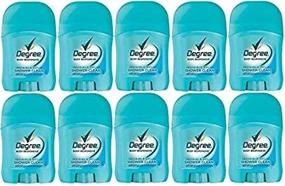 img 2 attached to 🚿 Degree Dry Protection Antiperspirant Deodorant, Shower Clean 0.5 oz - Pack of 10: Stay Fresh & Dry with this Convenient Value Pack!