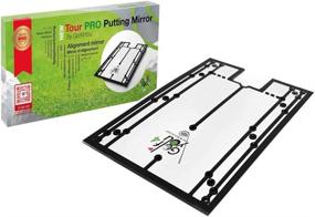 img 4 attached to 🏌️ Golf Tour Pro Putting Mirror: Optimize Putting Setup with 12 x 6 Inch Golf Training Aid