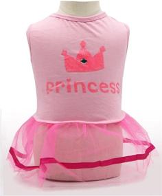 img 4 attached to DroolingDog Dog Dresses: Princess Costume Pet Clothes for Small Dogs (Female)