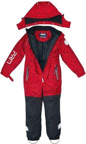 img 3 attached to Premont Kids Boys' Snow Suit: Clothing and Overalls All-in-One