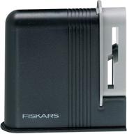 заточка для ножниц fiskars clip-sharp: длина 4 см, пластик, 1000812, черный логотип