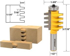 img 1 attached to 🔧 Enhance Precision and Versatility with the Yonico 15131 Reversible Finger Router